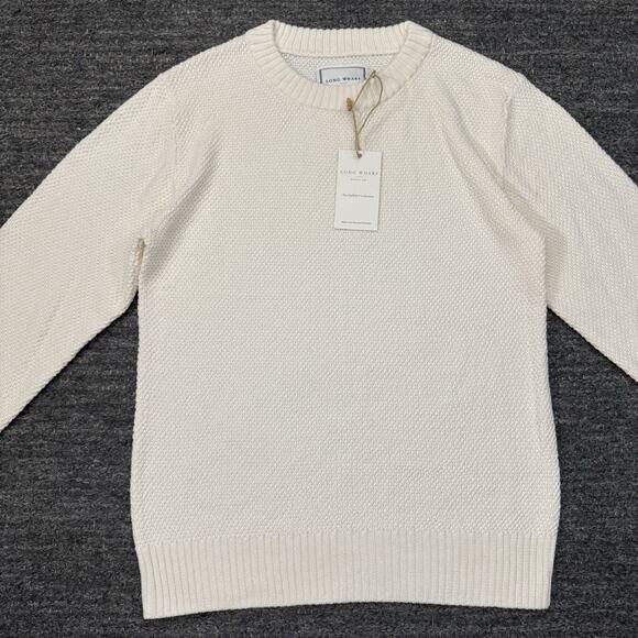 Long Wharf Westport SeaWell Sweater Women Medium Medium Cream Coastal Beach NEW - Picture 1 of 11